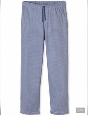 Men's Blue Striped Lounge Pants